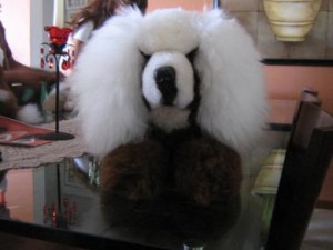 Dog Made Of Real Alpaca Fur, Cuddly Toy