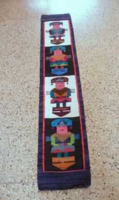 Peruanischer Webteppich mit Tumi Designs, 150 x 30 cm