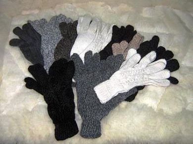 100 Paar gestrickte Finger Handschuhe aus Alpakawolle, Großhandel