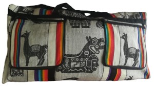 Reisetasche, Sporttasche aus Manta Stoff Inka Design