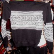 Schwarzer Herren Pullover aus Alpakawolle, Inka Design