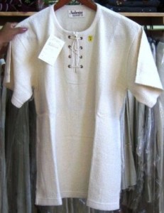 Weisses Polo Shirt, ökologische Pima Baumwolle