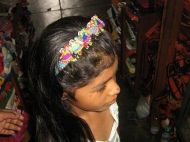 Haarreifen mit peruanischen folklore Pueppchen