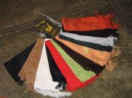 100 farbig gemischte Stoff Schals aus Alpakawolle, Großhandel
