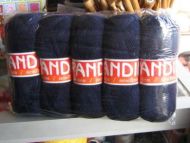 Dunkelblaue Alpaka Wolle zum stricken, 450 Gramm Paket