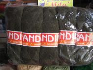 Schwarze Alpaka Wolle zum stricken, 450 Gramm Paket