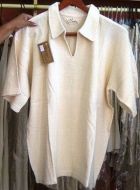 Weisses Herren Shirt mit Kragen, ökologische Baumwolle