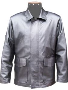 Klassische schwarze Leder Herrenjacke, Lamm Nappa