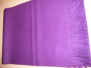 Unifarben lila Schal, Babyalpaka Wolle