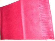 Unifarben Pink Schal, Babyalpaka Wolle