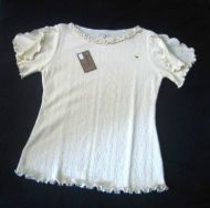 Weisses Shirt aus ökologischer Pima Baumwolle