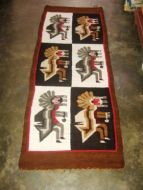 Webteppich aus Peru, Carneval 150 x 60 cm